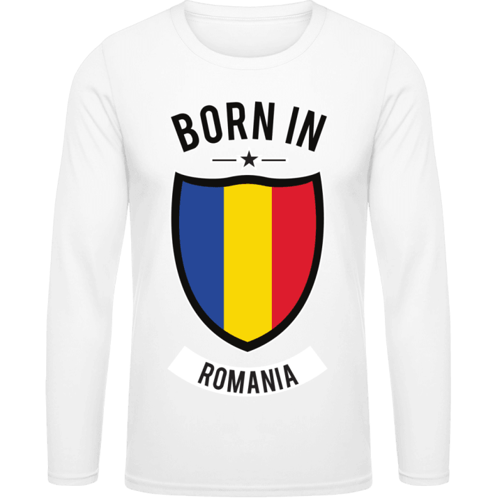 Born in Romania Langarmshirt contain pic