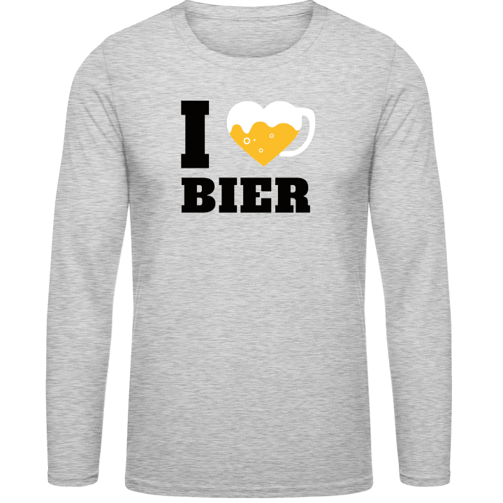 I Love Bier Langarmshirt contain pic
