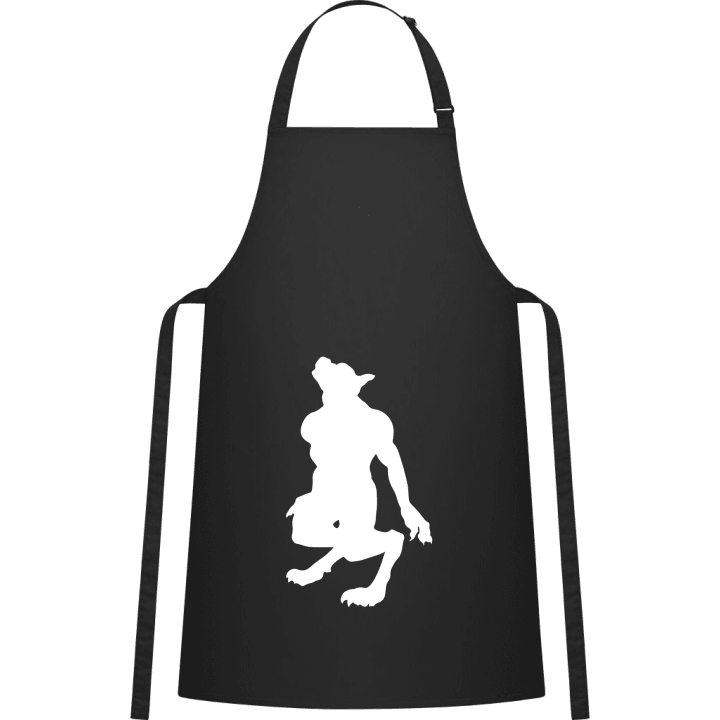 Werewolf Silhouette Kitchen Apron 0 image