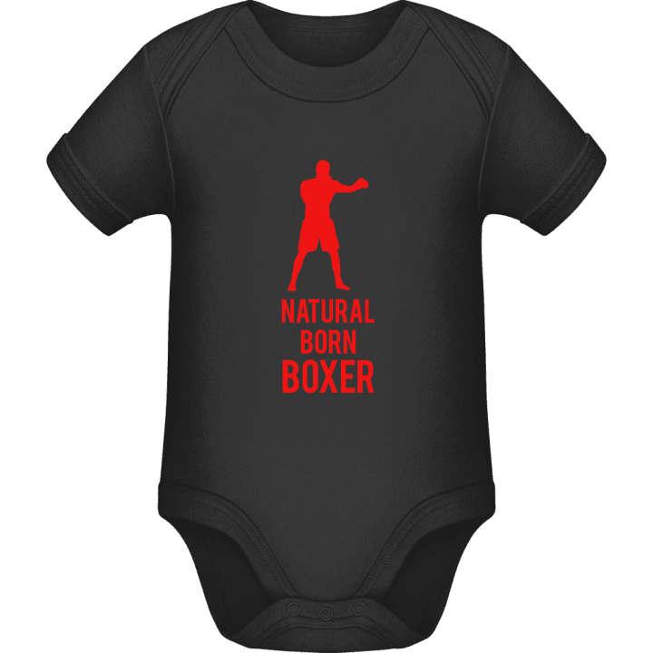 Natural Born Boxer Baby Romper contain pic