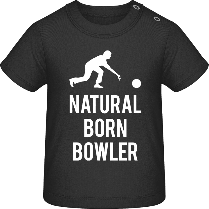 Natural Born Bowler Baby T-skjorte 0 image