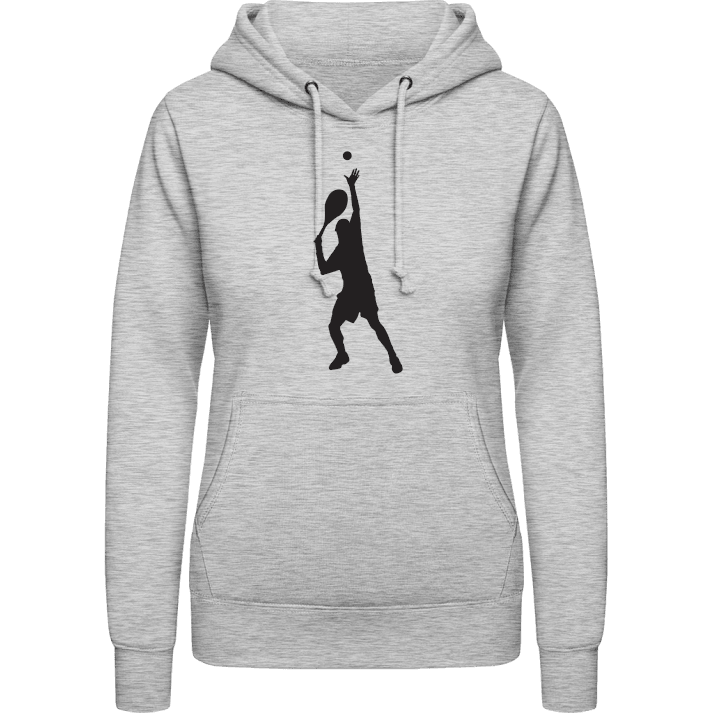 Tennis Silhoutte Vrouwen Hoodie contain pic