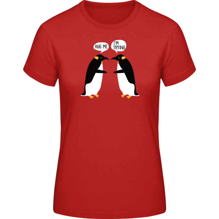 Penguin Hug Problems Frauen T-Shirt 0 image