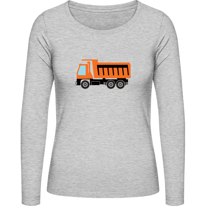 Tipper Construction Site Vrouwen Lange Mouw Shirt contain pic