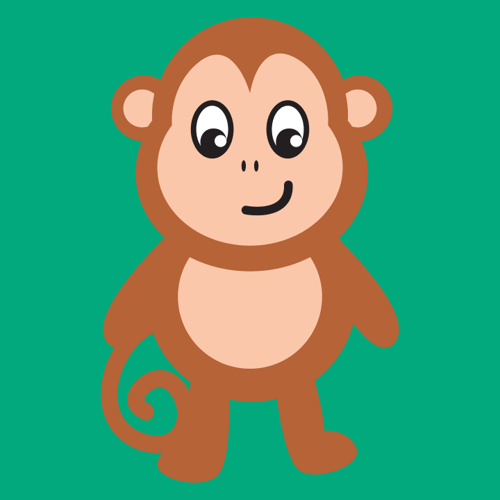 Monkey Illustration Stof taske 0 image