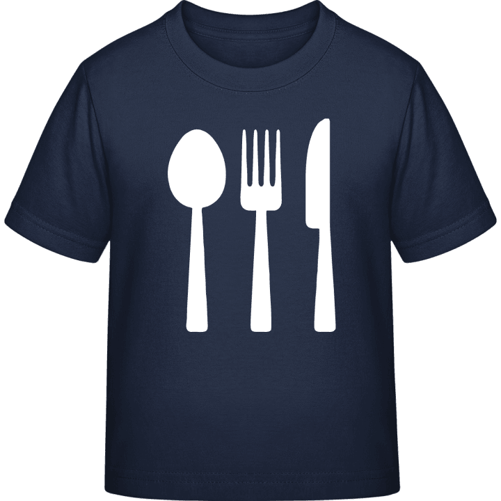Cutlery T-shirt för barn contain pic