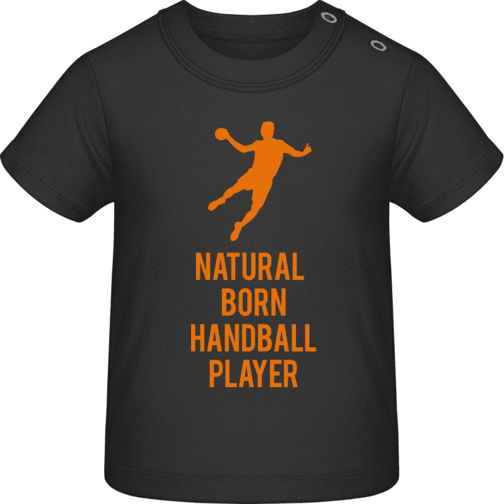 Natural Born Handball Player T-shirt för bebisar contain pic