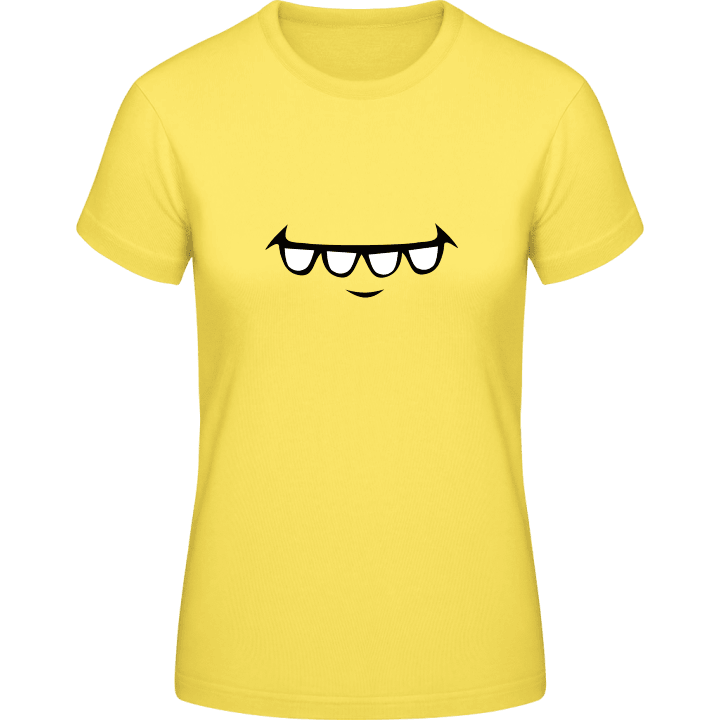 Teeth Comic Smile Frauen T-Shirt contain pic