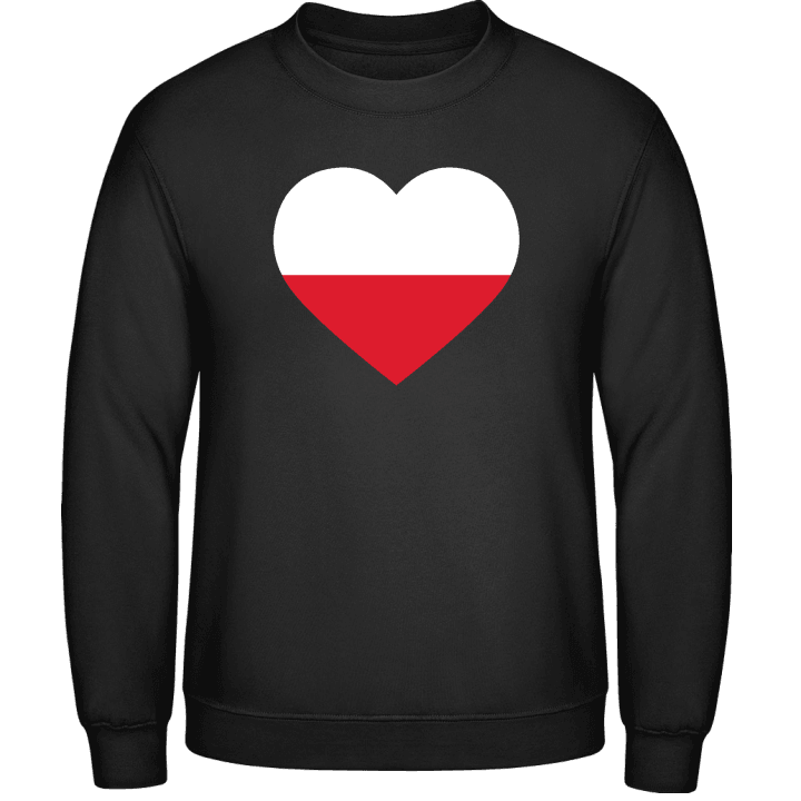 Poland Heart Flag Felpa contain pic