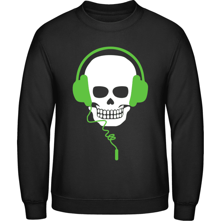 Music Lover Skull Headphones Sweatshirt contain pic
