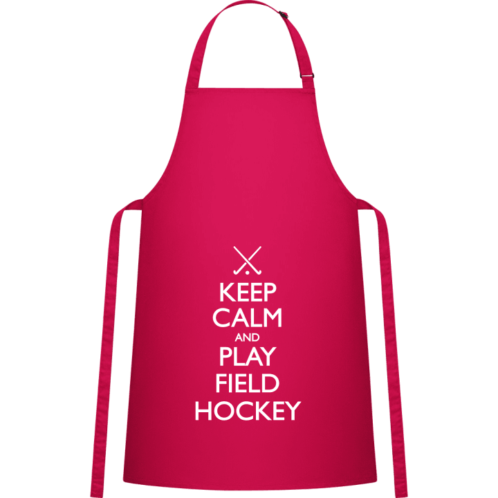 Keep Calm And Play Field Hockey Delantal de cocina contain pic