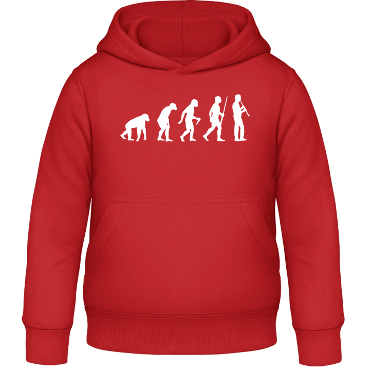 Clarinet Player Evolution Kids Hoodie contain pic