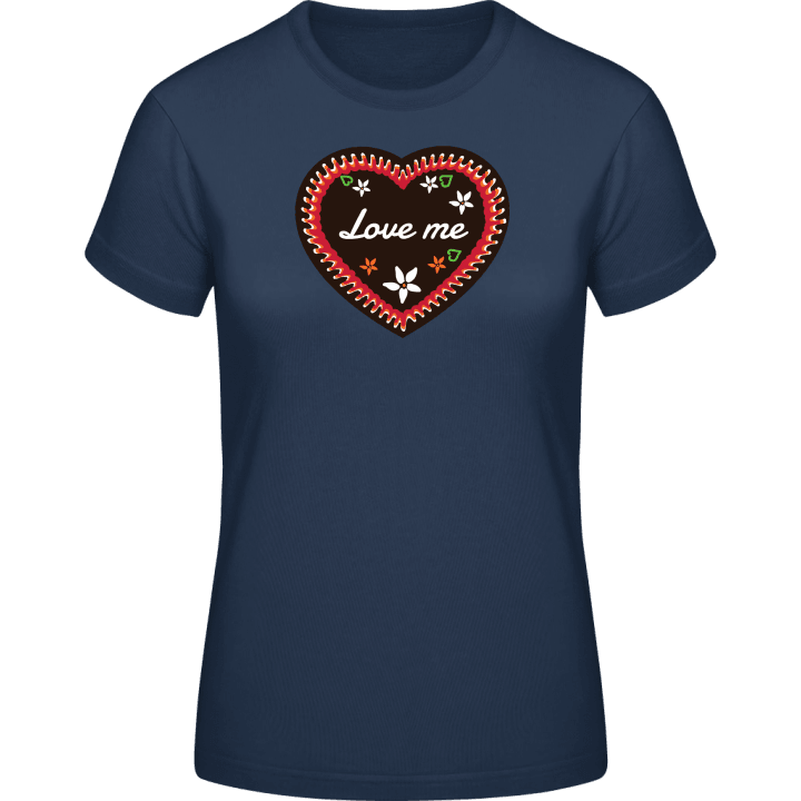 Love Me Gingerbread Heart Vrouwen T-shirt 0 image