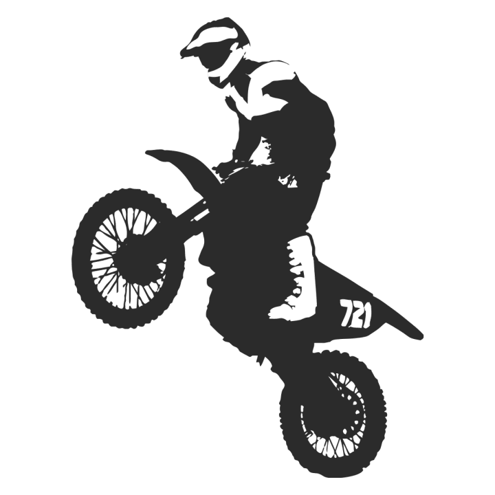 Motocross Illustration T-skjorte for kvinner 0 image