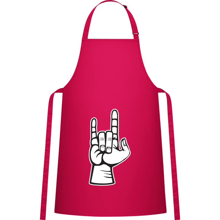 Rock And Roll Hand Kitchen Apron contain pic