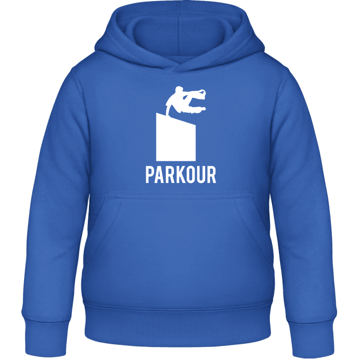 Parkour Silhouette Hettegenser for barn contain pic