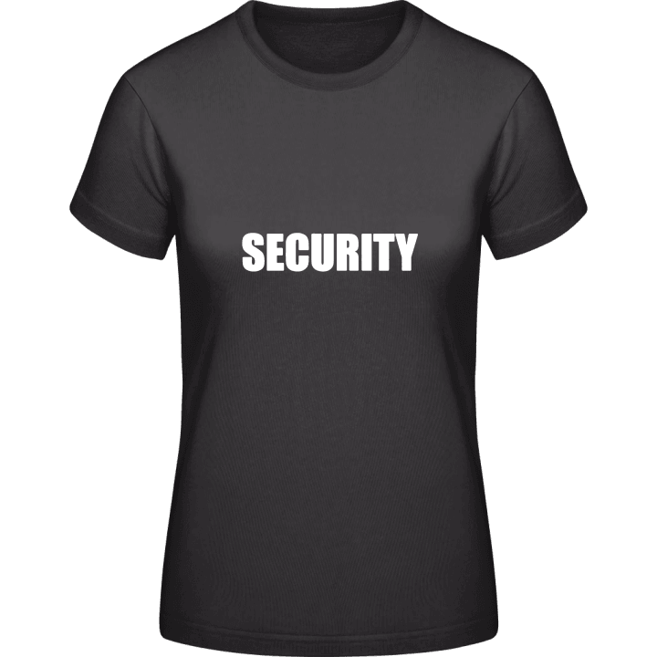 Security Guard Vrouwen T-shirt contain pic