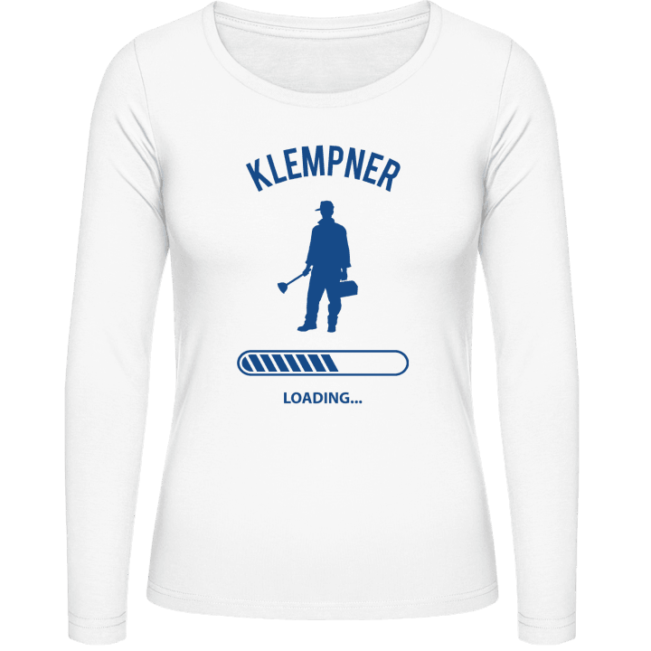 Klempner Loading Frauen Langarmshirt contain pic