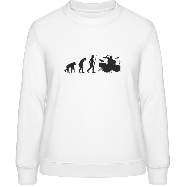 Drummer Evolution Frauen Sweatshirt contain pic