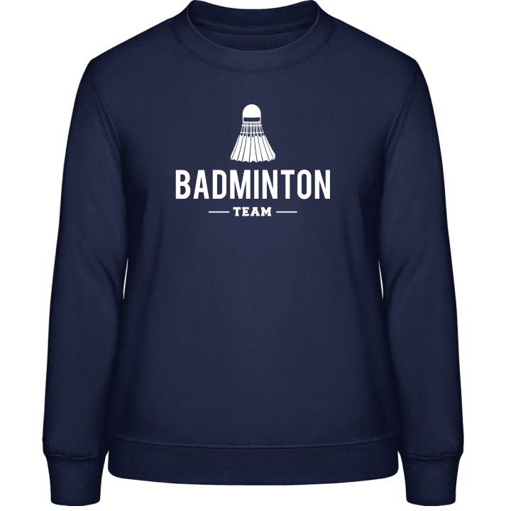 Badminton Team Sweatshirt för kvinnor contain pic