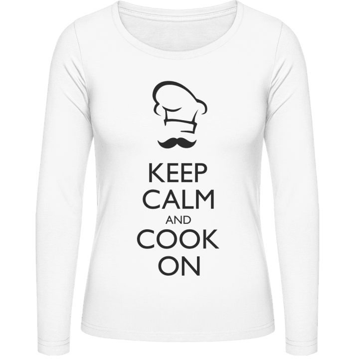 Cook On Frauen Langarmshirt contain pic