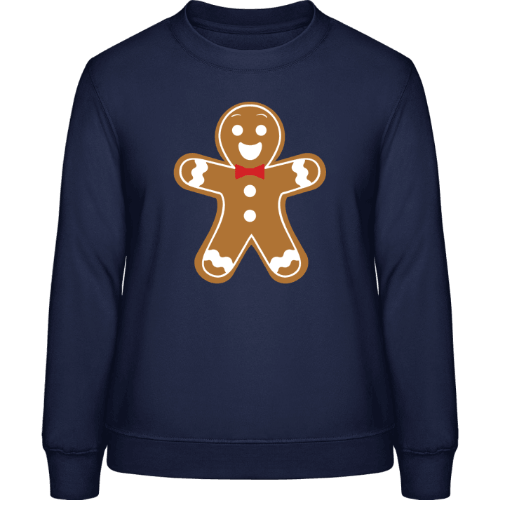 Happy Gingerbread Man Sweatshirt för kvinnor 0 image