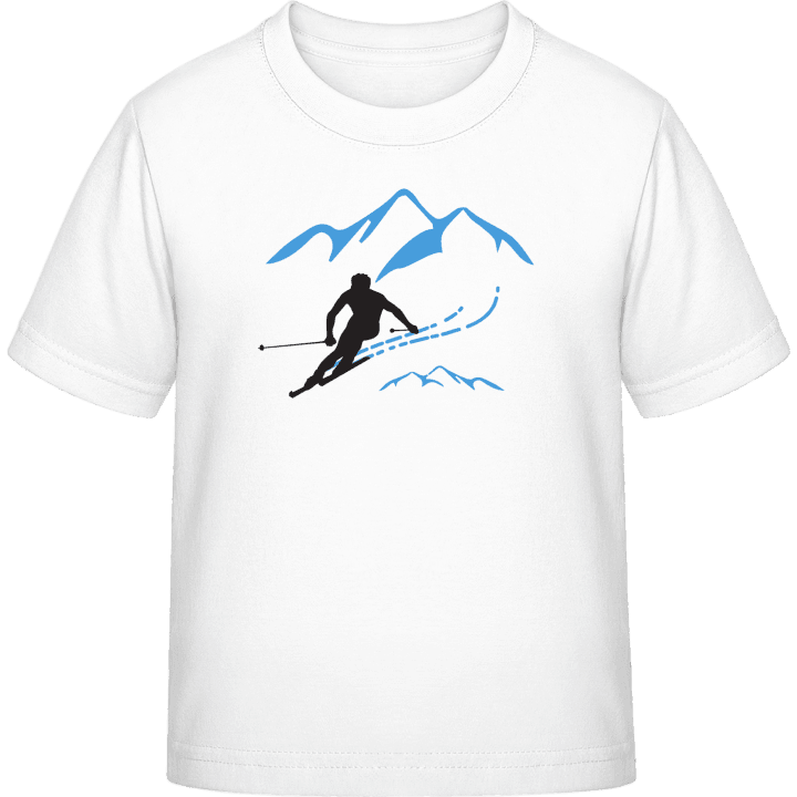Ski Alpin T-shirt pour enfants contain pic