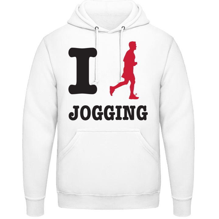 I Love Jogging Hoodie contain pic