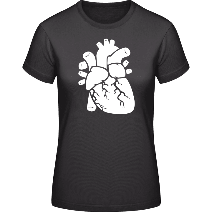Heart Silhouette T-skjorte for kvinner contain pic