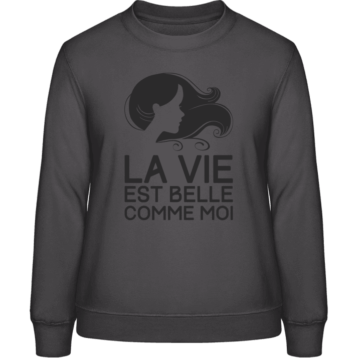 La vie est belle comme moi Sweatshirt för kvinnor contain pic