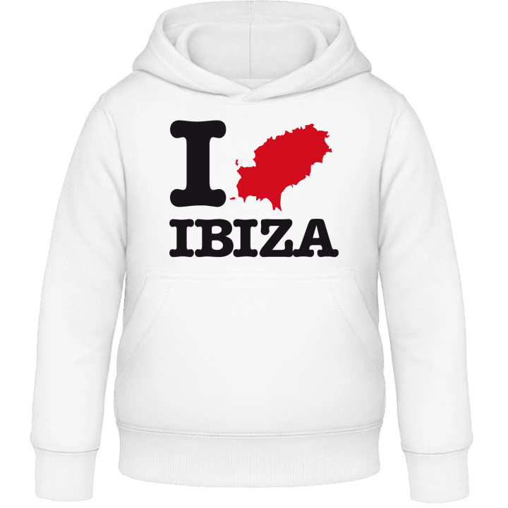 I Love Ibiza Felpa con cappuccio per bambini contain pic