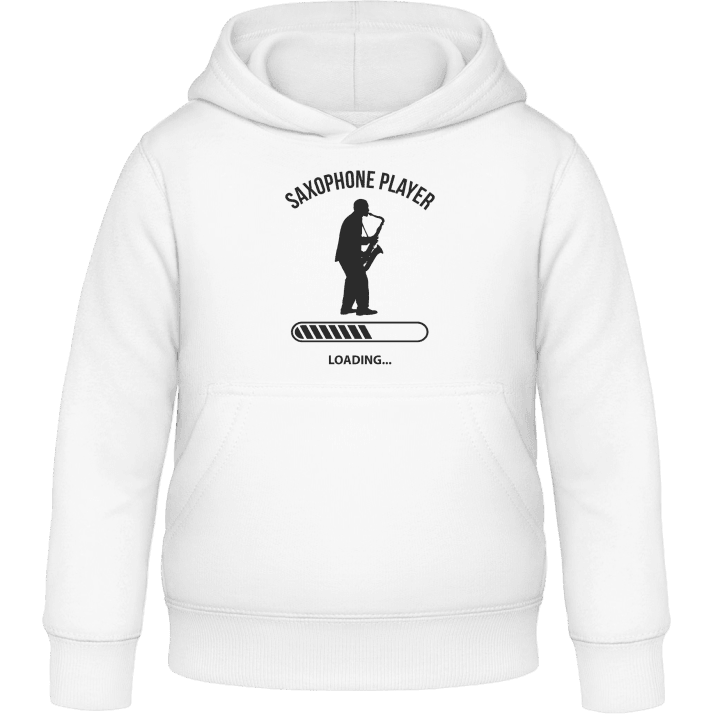 Saxophone Player Loading Kids Hoodie contain pic