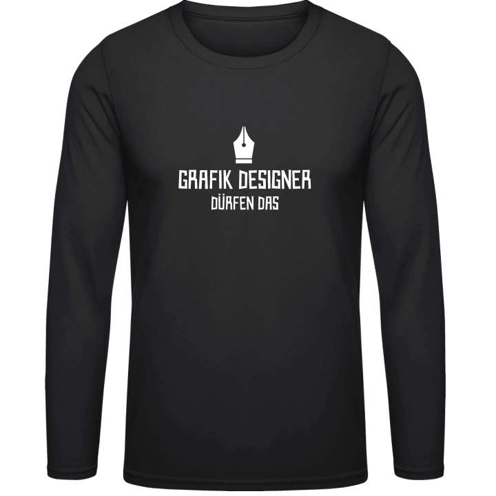 Grafik Designer dürfen das T-shirt à manches longues 0 image