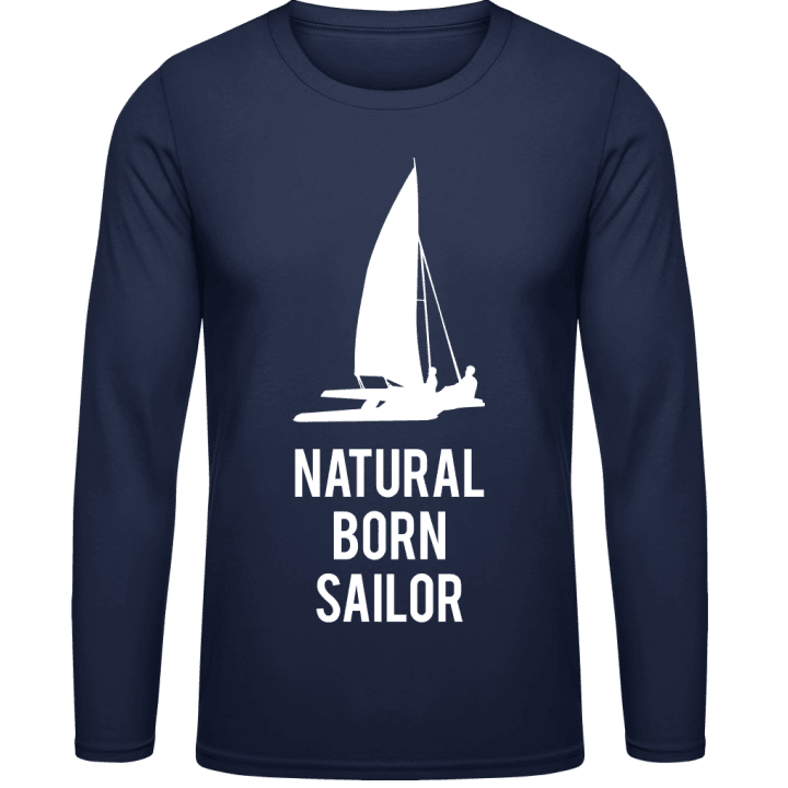 Natural Born Catamaran Sailor Langarmshirt contain pic
