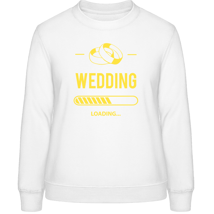 Wedding Loading Sweatshirt för kvinnor contain pic