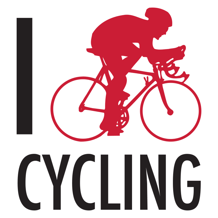 I Love Cycling T-skjorte for kvinner 0 image