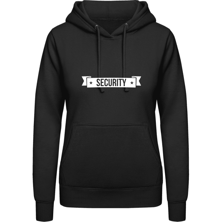 Security + CUSTOM TEXT Vrouwen Hoodie contain pic