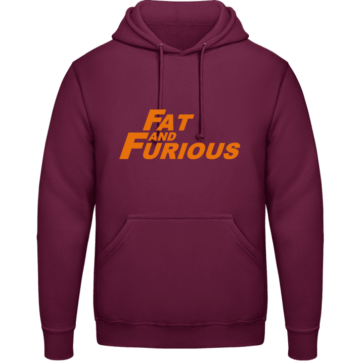 Fat And Furious Felpa con cappuccio contain pic