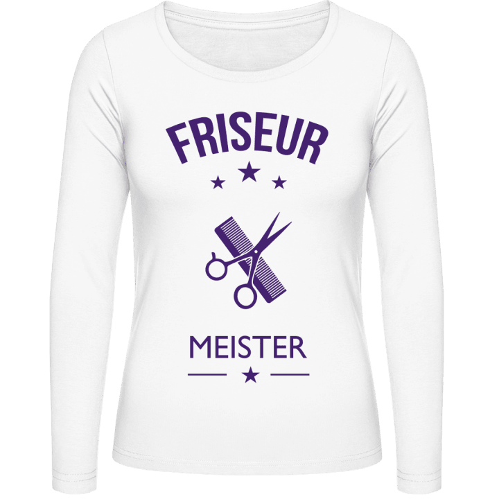 Friseur Meister Frauen Langarmshirt contain pic