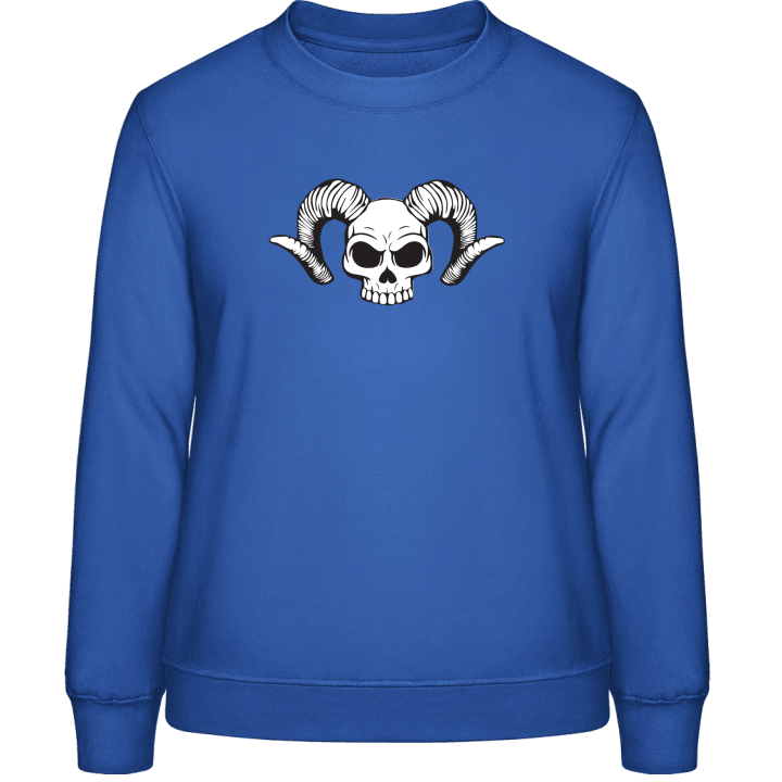 Devil Skull Sweatshirt för kvinnor contain pic