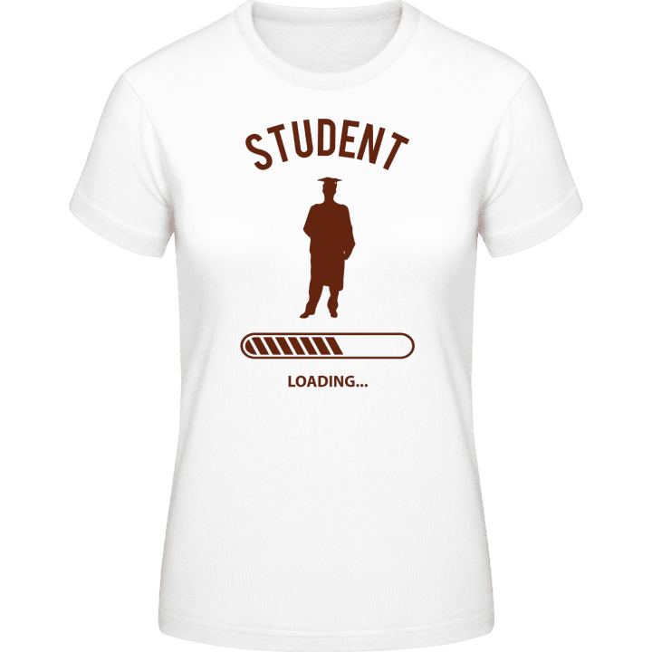 Student Loading T-shirt för kvinnor contain pic