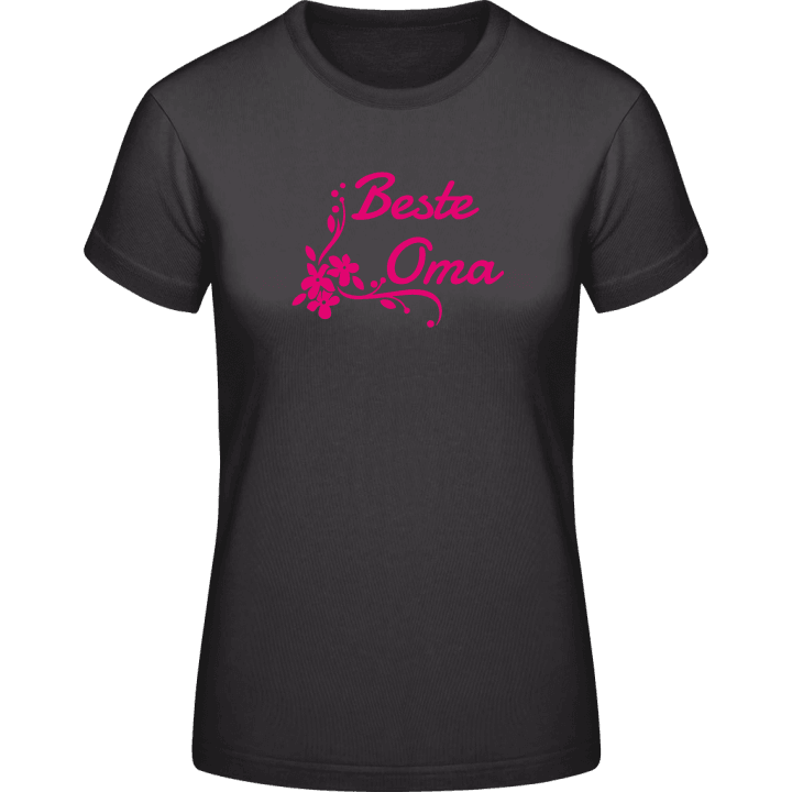 Beste Oma Blumen T-shirt för kvinnor 0 image