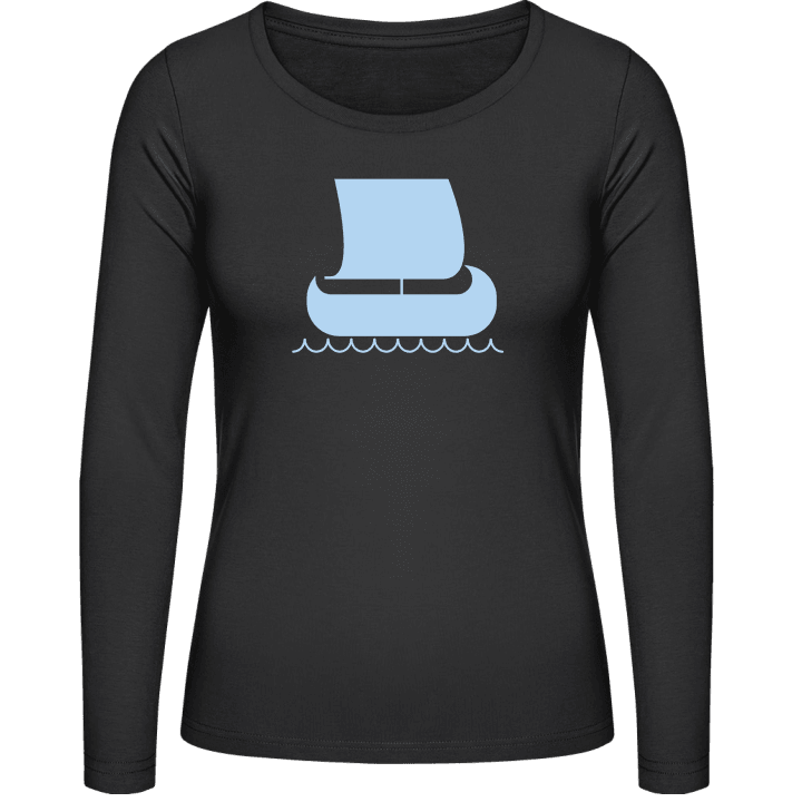 Viking Sailboat T-shirt à manches longues pour femmes 0 image