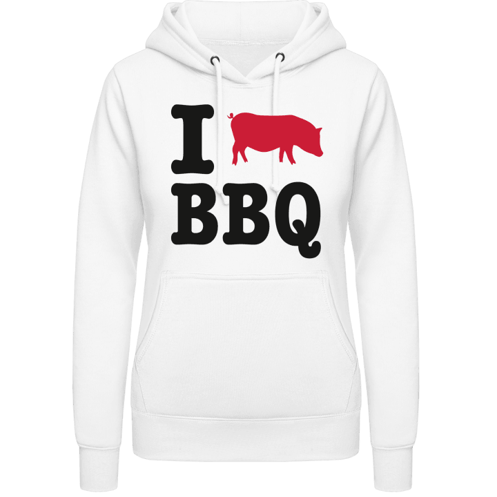 I Love BBQ Vrouwen Hoodie contain pic