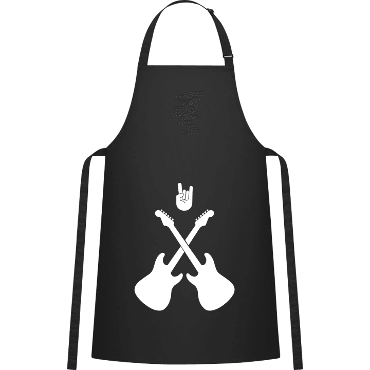 Rock On Guitars Crossed Kitchen Apron contain pic