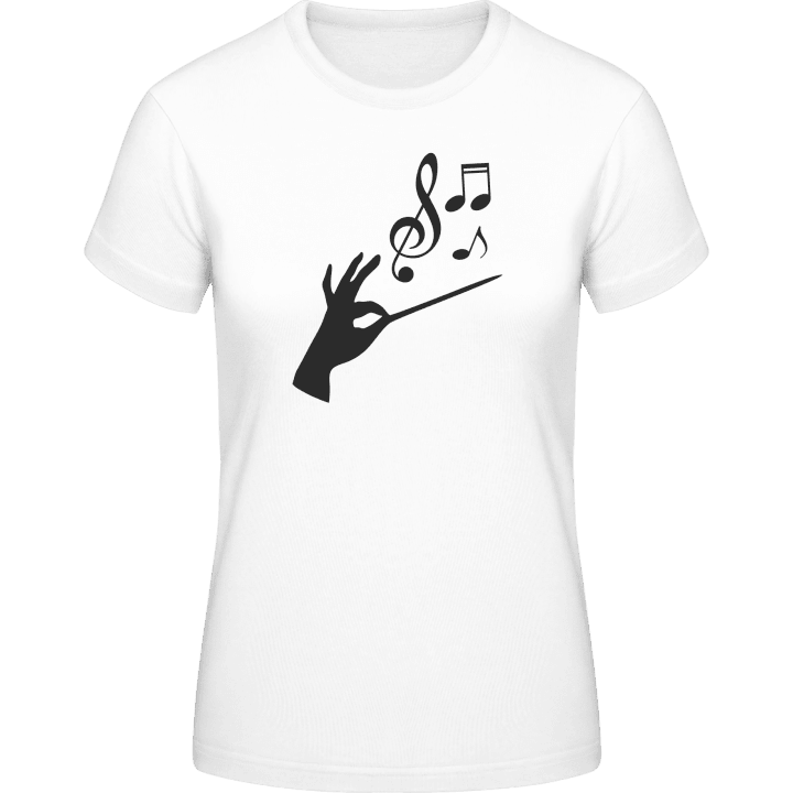 Conducting Music Notes T-shirt för kvinnor contain pic