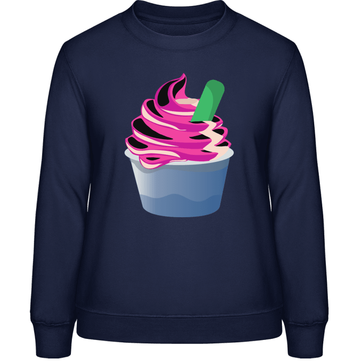 Ice Cream Illustration Sweatshirt för kvinnor contain pic