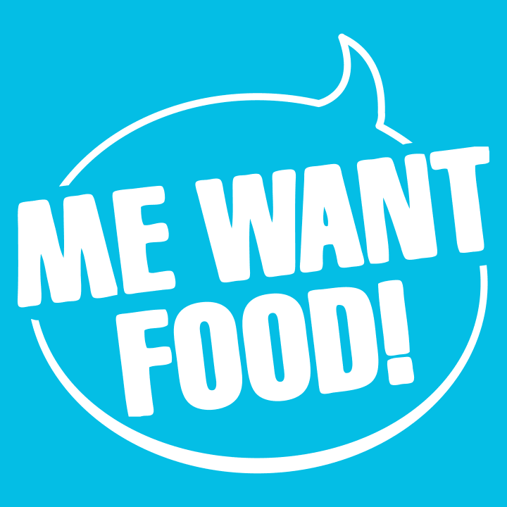 Me Want Food Stoffen tas 0 image