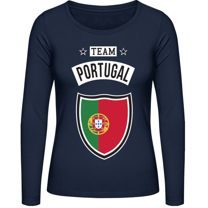 Team Portugal Frauen Langarmshirt contain pic