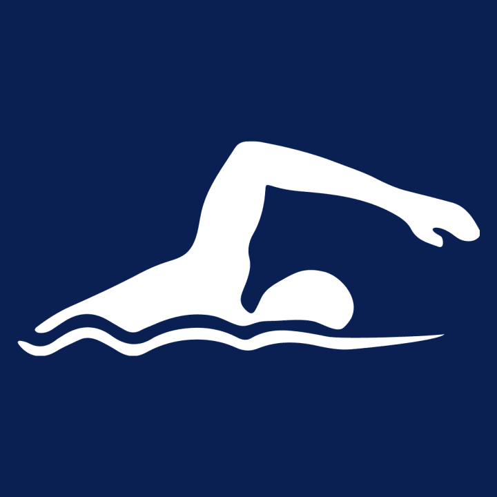 Swimmer Illustration Felpa con cappuccio da donna 0 image